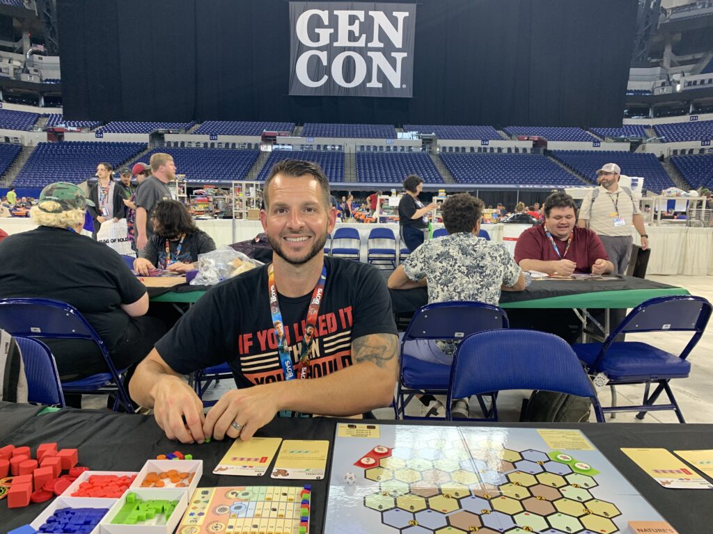 Jonathan Goheen showing up demo for Barbershop Games first game